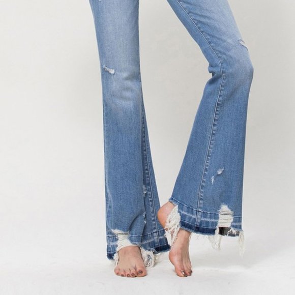 *NEW* Vervet by Flying Monkey High-Rise Flare Jeans - Picture 10 of 10